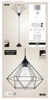 Eglo HanglampTarbes 32cm zwart - 94188 - thumbnail