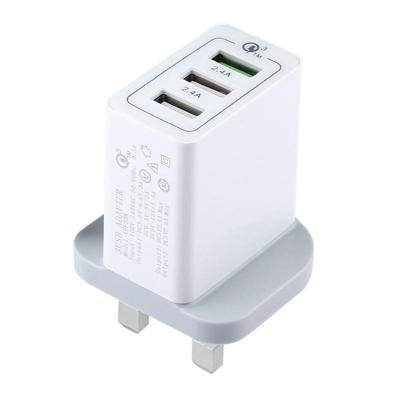 3 USB poorten (3A + 2.4A + 2.4A) snelle Lader QC 3.0 reislader UK-stekker Voor iPhone iPad Samsung HTC Sony Nokia LG nl andere Smartphones