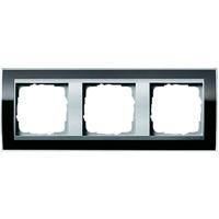 Gira Event Clear Zwart / Aluminum 3-voudig - thumbnail
