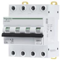 Schneider Electric A9D77420 Aardlekschakelaar/zekeringautomaat - thumbnail