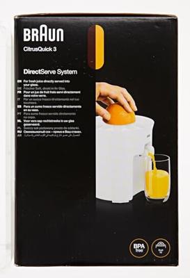 Braun CJ3050 Citruspers Wit - thumbnail