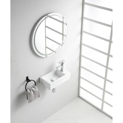 Wiesbaden Rhea M - Fontein - Rechts - 40x22x11cm- Keramiek - Glans Wit