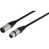 Monacor MECR-1000/SW XLR Kabel [1x XLR-stekker - 1x XLR-bus] 10 m Zwart - thumbnail