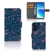 OPPO Reno6 5G Hoesje Palm Leaves - thumbnail