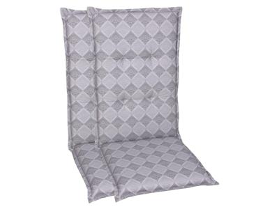 GO-DE Textil Tuinkussen (Stoelkussens voor stoelen met een lange rugleuning, Grijs) GO-DE Textil Tuinkussen (Stoelkussens voor stoelen met een lange rugleuning, Grijs)