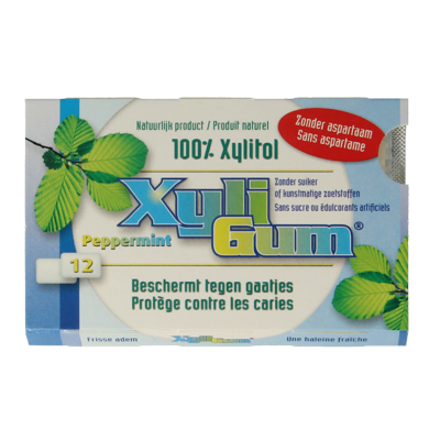 Xyligum Peppermint 12 Stuks Xyligum Peppermint 12 Stuks