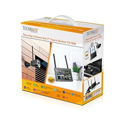 Technaxx TX-128 4880 IP-Draadloze bewakingsset Radiografisch, Draadloos, WiFi 4-kanaals Met 1 camera 1920 x 1080 Pixel - thumbnail
