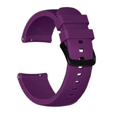 Crazy Horse textuur siliconen polsband voor Huami Amazfit bip Lite versie 20mm (paars)