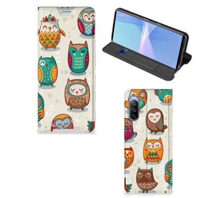 Sony Xperia 10 III | Hoesje maken | Vrolijke Uilen Sony Xperia 10 III | Hoesje maken | Vrolijke Uilen
