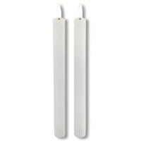 Dinerkaars rustiek 24 cm Lyon Wit - thumbnail