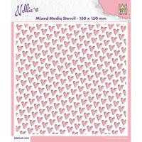 Nellie's Choice • stencil hearts - thumbnail