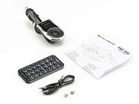 FM-transmitter met 12V Autolader - USB - AUX - Met Afstandsbediening (PMT302) - thumbnail