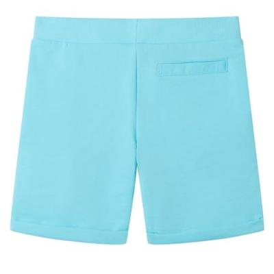 Kindershorts met trekkoord 116 zeeblauw - thumbnail