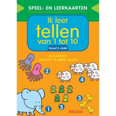 Deltas Speel- en leerkaarten - ik leer tellen van 1 tot 10 (3+)