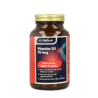 All Natural Vitamine D3 75mcg 30 Capsules - thumbnail