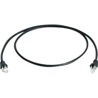 Telegärtner 100007969 RJ45 Netwerkkabel, patchkabel CAT 6A S/FTP 0.50 m Zwart Vlambestendig, Halogeenvrij, UL gecertificeerd 1 stuk(s) - thumbnail
