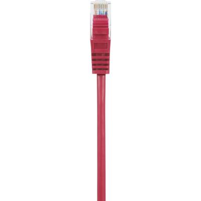 Renkforce RF-5043840 RJ45 Netwerkkabel, patchkabel CAT 5e U/UTP 1.00 m Rood Snagless 1 stuk(s)