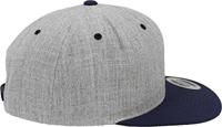Flexfit FX6089MT Classic Snapback 2-Tone - Heather Grey/Navy - One Size - thumbnail