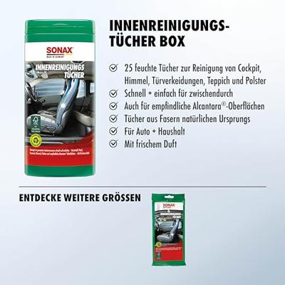 SONAX interieur reinigingsdoek interior cleaning cloths