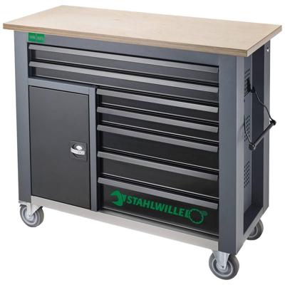 Stahlwille 85010621 Mobiele werkbank WB 621 met 7 schuifladen en rankstuk (b x h x d) 1150 x 1045 x 500 mm