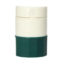 JVDL Pillendoos, pillensnijder en vergruizer 3-in-1 donkergroen - thumbnail