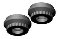 Team Corally - Shock Cap - Lower - Aluminum - 2 pcs (C-00180-316) - thumbnail