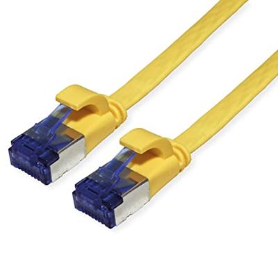 VALUE FTP patchkabel, Cat.6A (Class EA), extra plat, geel, 1 m VALUE FTP patchkabel, Cat.6A (Class EA), extra plat, geel, 1 m