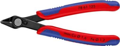 Knipex Electronic Super Knips® | 125 mm Lengte | Meer-Componentengrepen | Gebruineerd - 78 61 125 SB Knipex Electronic Super Knips® | 125 mm Lengte | Meer-Componentengrepen | Gebruineerd - 78 61 125 SB