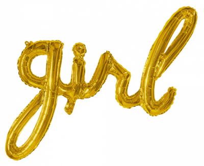 Boland Folieballon girl 70x60cm