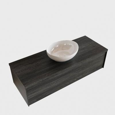 Badkamermeubel BWS Madrid Antraciet 120 cm met Topblad en Keramische Waskom (1 kraangat) Badkamermeubel BWS Madrid Antraciet 120 cm met Topblad en Keramische Waskom (1 kraangat)