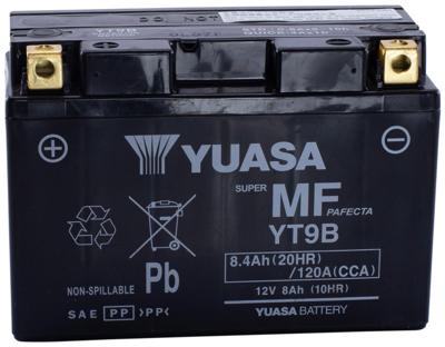 YUASA batterij "yt9b / yt9b-bs". battery yt9b agm