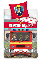 Brandweerman Sam Dekbedovertrek Rescue 140 x 200 cm - Katoen - thumbnail
