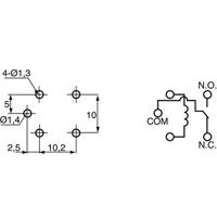 Fujitsu FBR51ND12-W1 Auto-relais 12 V/DC 25 A 1x wisselcontact - thumbnail