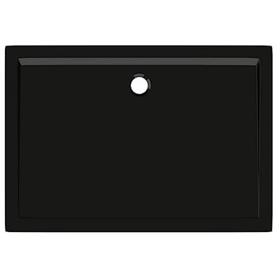 Douchebak rechthoekig 70x100 cm ABS zwart