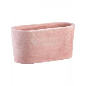 Terracotta Moderne Cassetta Semiovale M 40x19x20 cm ovale terracotta pot