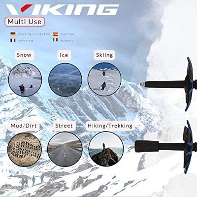 VIKING VARIO TOUR SKISTOKKEN BLAUW/ZWART