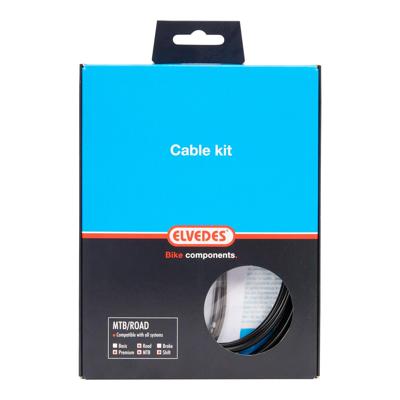 Elvedes schakelkabelkit ProL.ATB/Race zwart 2017155