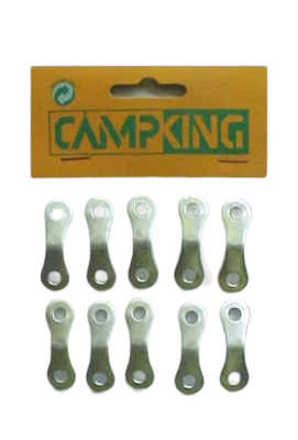 Campking Umefa gebogen spanner aluminium a 10st