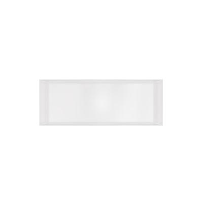 Hotbath &MORE Inbouwnis 30x80x10cm frameless Mat Wit