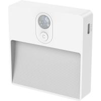 Ansmann Sensor-Nachtlicht NL5R wiederaufladbar 1600-0481 Nachtlamp met bewegingsmelder Rond LED Warmwit Wit - thumbnail