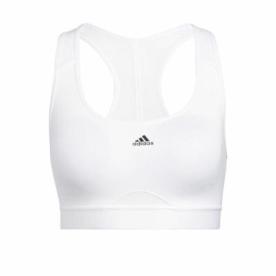 Sportbeha Adidas Pwr Ms Pd Wit - Maat: S