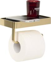 Ben Mykanto toiletrolhouder 18,8x10x9cm geborsteld messing - thumbnail