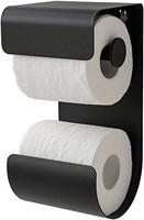 Sealskin Toiletrolhouder dubbel Brix Zwart - thumbnail