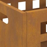 VidaXL Vuurkorf bruin 50 x 30 x 40 cm staal - thumbnail