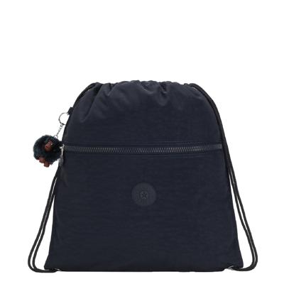 Kipling Supertaboo large drawstring bag-True Blue Tonal