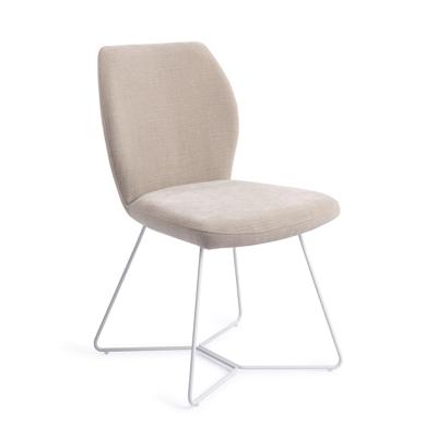 Jesper Home Eetkamerstoel 'Ikata' Beehive White, kleur Sand Strand