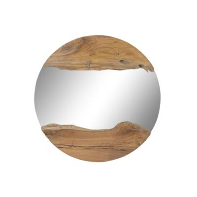 Wandspiegel Home ESPRIT Bruin Bali 100 x 5 x 100 cm