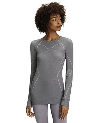 Falke Wool-Tech Longsleeve Thermoshirt Dames Grey-Heather XL