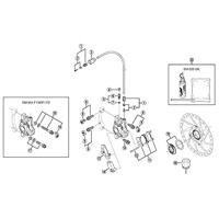 Shimano altus m2000 voorderailleur 3x9 speed 34.9mm dual pull 40t - thumbnail