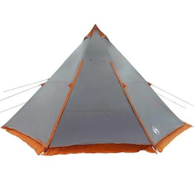 Tipitent 6-persoons waterdicht grijs en oranje